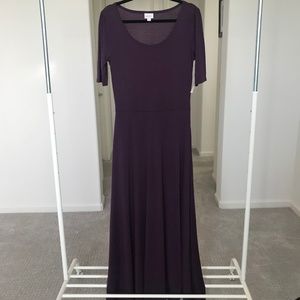NWT L LLR Solid Eggplant Purple Ana